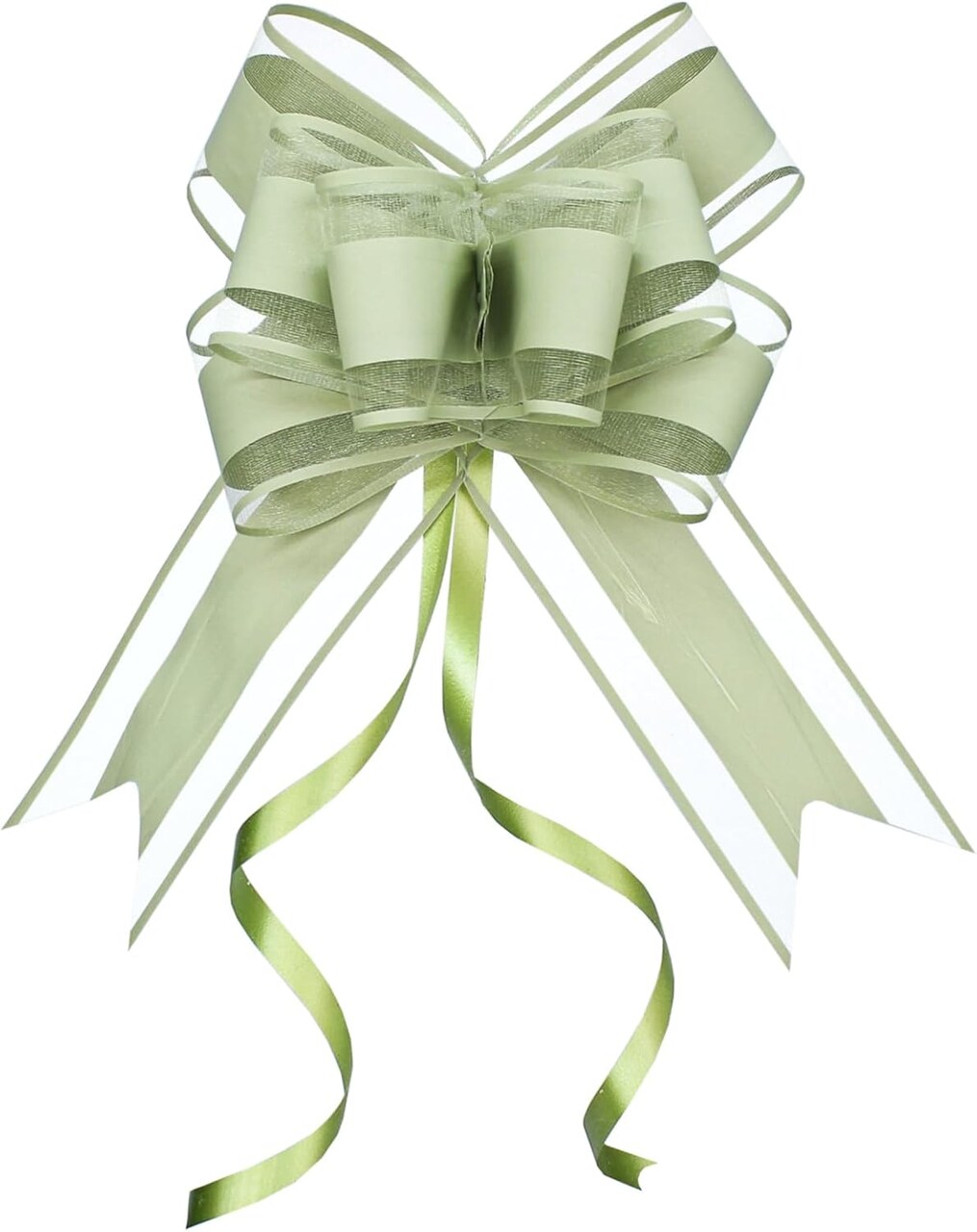 Bows for Gift Wrapping, Sage Green Gift Bow for Presents, Gift Baskets, Gift Bags, Gift Boxes, Christmas, Easter, Birthdays, Baby showers(6 inches, 15PCS)
